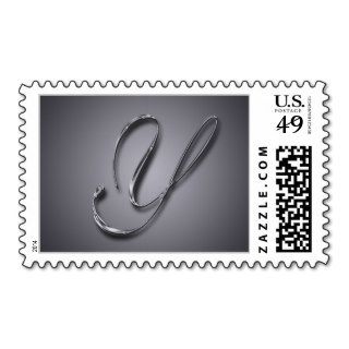 Monogram Y Wedding Stamp