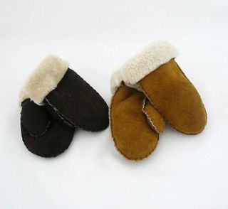 sheepskin gloves by baa baby