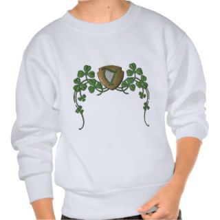 Irish Harp Pullover Sweatshirts