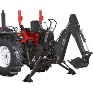 NorTrac 50XT 50 HP Tractor with Front End Loader & Backhoe — with Ag. Tires  50 HP Tractors