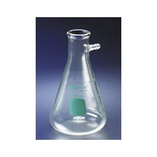 Plastic Coated Erlenmeyer Filtering Flask, 4000 mL, Pyrex