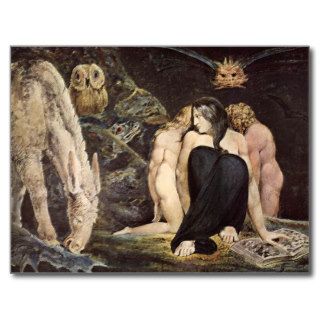 William Blake Hecate Postcard
