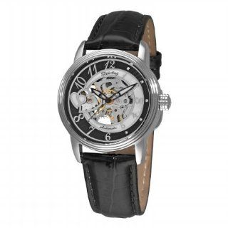 Stuhrling Original Women's 348.111513 Cleopatra Automatic Skeleton Black Watch Watches