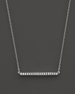 IPPOLITA Sterling Silver Stella Linear Diamond Pendant Necklace, 16"'s