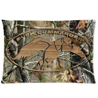 PanBox Hot Selling DUCK DYNASTY Duck Commander Standard Zippered Pillowcase Cover 20"x30" inch (50X76cm) Two Sides   Brown  
