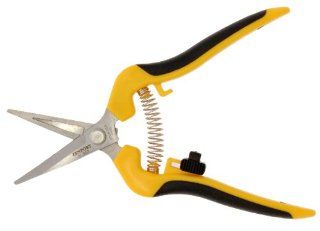 Zenport H357 Comfi Grip Harvest Shear, Curved Stainless Steel Blade, 6.5 Inch  Hedge Shears  Patio, Lawn & Garden