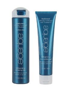 Aquage Sea Extend Silkening Shampoo 10 oz and Conditioner 5 oz Duo Set  Beauty