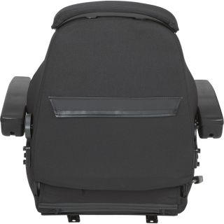 Cordura Seat with Adjustable Lumbar Support — Black, Model# 44000BK03UN  Construction   Agriculture Seats