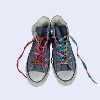 liberty art fabric shoelaces by milu me