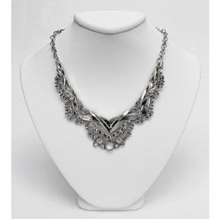 Petal Thorn Eliana Lace Metal Necklace Jewelry   Xoticbrands