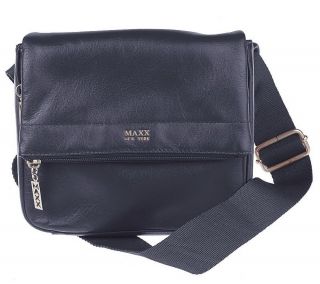 Maxx New York Leather Compartment Belt Bag  —