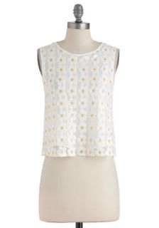 Dreaming of Miss Daisy Top  Mod Retro Vintage Short Sleeve Shirts