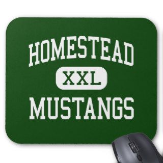 Homestead   Mustangs   High   Cupertino California Mouse Pads