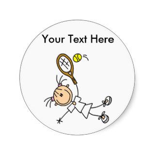 Personalized Women's Tennis Shirts Stickers