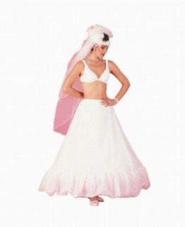 New Full 11" Ruffle Drawstring Bridal Petticoat Wedding Gown Slip (112DS) Apparel Half Slips