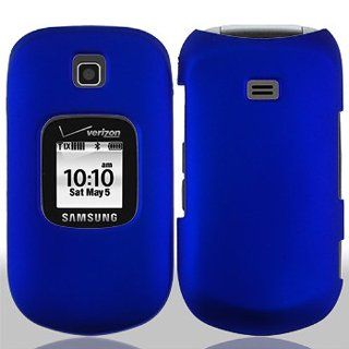 Blue Hard Cover Case for Samsung Gusto 2 SCH U365 Cell Phones & Accessories