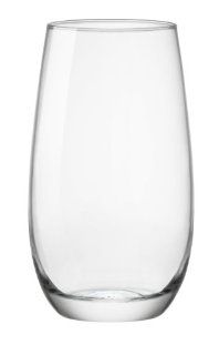 Bormioli Rocco Kalix Cooler Glasses, Clear, Set of 12 Kitchen & Dining