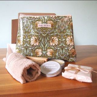 hand and nail gift set with wash bag by poppy valentine