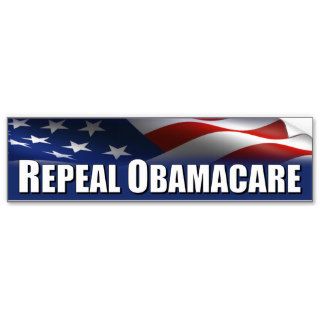 Anti Obama   Repeal OBAMACARE Bumper Sticker