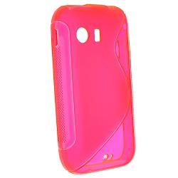 Frost Pink S Shape TPU Rubber Skin Case for Samsung Galaxy Y S5360 BasAcc Cases & Holders
