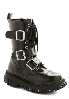 Strap In Style Boot  Mod Retro Vintage Boots