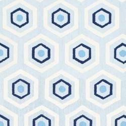 Handmade Children's Hexagon Light Blue N. Z. Wool Rug (4' x 6') Safavieh 3x5   4x6 Rugs