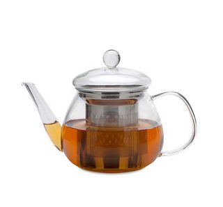 petit glass teapot by adagio teas