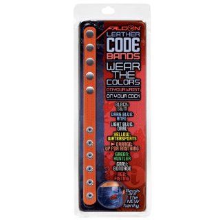 Gift Set of Falcon Code Band Orange Up for Anything And Kama Sutra Massage Oil (8oz Sweet Almond) Health & Personal Care