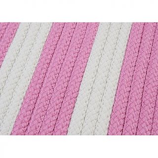 Colonial Mills Stripe It 8' x 11' Rug   Bold Pink