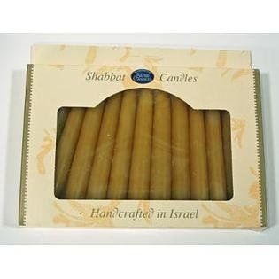 Shop Handcrafted Judaica Jewish Safed 12 PC Natural Beeswax Shabbat Candles  Made in Israel at the  Home Dcor Store. Find the latest styles with the lowest prices from Safed