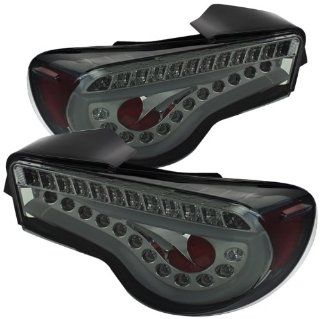 Spyder Auto (ALT YD SFRS12 LBLED SM) Scion FR S Smoke Light Bar Style LED Tail Light   Pair Automotive