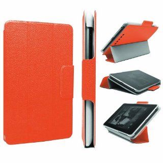 KaysCase SlimBook Leather Case Cover for Google Nexus 7 inch Tablet Auto Sleep/Wake with Built in Stand (Citrus) Computers & Accessories