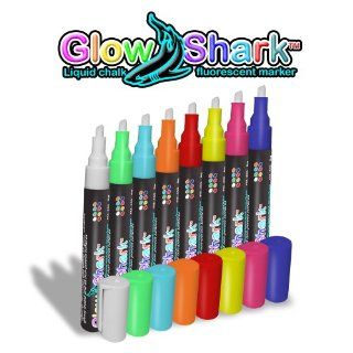 Liquid Chalk Markers, 6mm, 8 pack, REVERSIBLE TIP (CHISEL / BULLET), Vibrant Colors   Grab All the Attention with These Top Quality Erasable Markers   Perfect for Smooth Surfaces Such As Glass, Whiteboards & More. 365 Days 100% Money Back Guarantee  