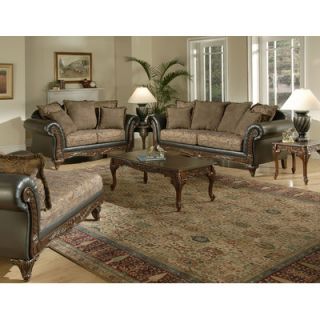 Serta Upholstery King Henry 3 Piece Coffee Table Set