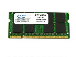 OCZ OCZ2M8002G PC2 6400 CL 5 5 5 15 DDR2 800MHz SODIMM 2GB Module Electronics
