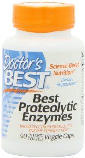 Doctor's Best Proteolytic Enzymes, 90 Count Health & Personal Care