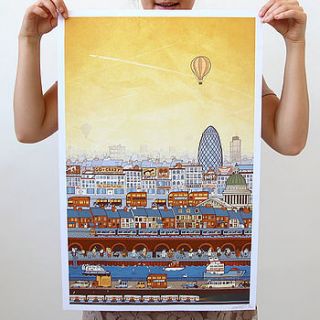 a view of london print by evermade