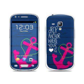 Drop Anchor Design Protective Decal Skin Sticker (High Gloss Coating) for Samsung Galaxy S III (Galaxy S3) Mini GT i8190 Cell Phone Cell Phones & Accessories