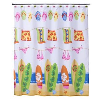 Hanging Loose Shower Curtain