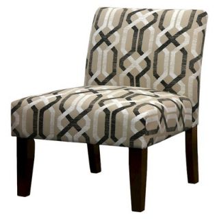 Avington Upholstered Slipper Chair   Multi Neutr