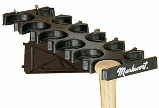 Markwort Baseball Bat Racks For Pegboard Walls BLACK BAT RACK  Sports & Outdoors