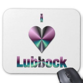 Lubbock    Purple & Turquoise Mouse Pad