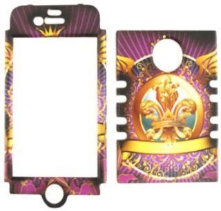 Cell Armor IPHONE4G RSNAP TE373 Rocker Snap On Case for iPhone 4/4S   Retail Packaging   Royal Badge with Wings Cell Phones & Accessories