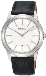Seiko Leather Mens Watch SKP373P1 Watches