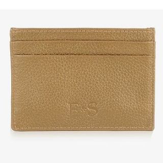 soft grain leather card holder by e&s elves & shoemakers