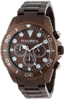 Haurex Men's 0K374UMM Ink Chrono Brown Aluminum Watch Watches