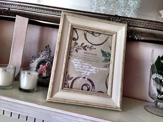 cream french style frame by the hiding place
