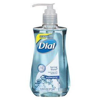 (4 pack) Dial Spring Water Antibacterial Hand Soap, 9.375 Oz  Rinse Free Body Cleansers  Beauty