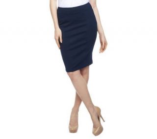 Mark of Style by Mark Zunino Pencil Skirt with Back Zipper Detail —