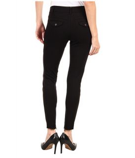 tibi Ponte Pleated Seamed Pant w/ Back Ankle Zip